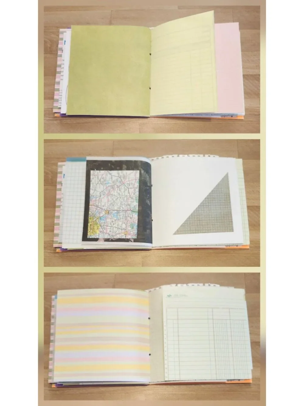 Colorful Floral Junk Journal Handmade 96 pages